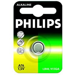 Philips baterie knoflíková A76, alkalická - 1ks (LR44)