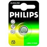 Philips baterie knoflíková A76, alkalická - 1ks (LR44)