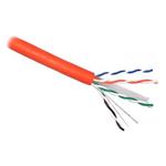PLANET Elite kabel UTP, drát, Cat 6A, 4p, LS0H, oranžový, balení 305m, B2ca-s1,d1,a1