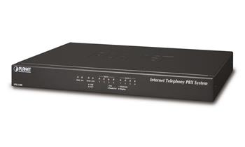 Planet IPX-2100, IP PBX, SIP Proxy, 2x slot pro moduly, IVR, 100/30 uživatelů, DID, BLF, FAX, Skype-SIP, VPN, CZ