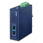 Planet IXT-815AT průmyslový kompaktní konvertor 2x10Gb SFP+, ESD+EFT, IP30, -40~75°C, dual power (9-48VDC / 24VAC)