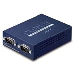 Planet konvertor RS-232/422/485 na IP, 2x COM, 100Mb, -10~+60°C, SNMP+Telnet