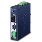 Planet MODBUS průmyslová brána RS-232/422/485 na IP, 1x COM, 100Base-FX SC SM 30km, RTU/ACSII, -40až+75°C, 9-48VDC,IP30