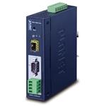 Planet MODBUS průmyslová brána RS-232/422/485 na IP, 1x COM, 100Base-FX SFP, RTU/ACSII, -40až+75°C, 9-48VDC, IP30