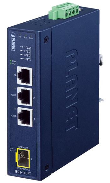 Planet Průmyslový EtherCAT Slave, 3x RJ45, 1x SFP