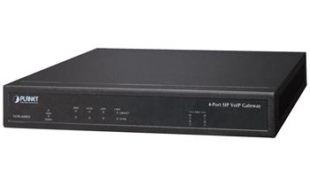 Planet VGW-420FO VoIP gateway, 4x FXO, SIP, CallerID, Fax, firewall, SNMP, TLS/SRTP, QoS