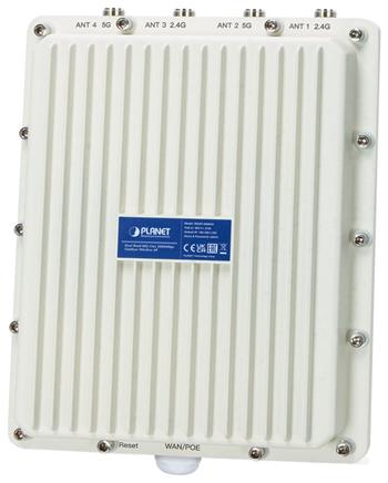 Planet WDAP-3000AX venkovní AP, 1GbE, Dual Band 802.11ax (3Gb/s), 4x N, PoE+ 802.3at, VLAN, 256 klientů, -40~70°C, IP67