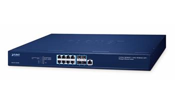 Planet XGS-6320-8X8TR L3 managed switch, 8x10Gb, 4x10Gb SFP+, QoS, NMS, 2x power-in, RING