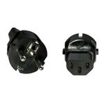 Premium Cord Adaptér CEE 7/7 male na IEC C13 female, napětí 230V, 10A