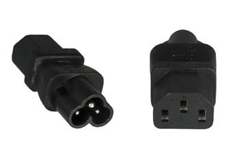 Premium Cord Adaptér IEC C13 female na IEC C6 male "trojlístek" napětí 230V, 2.5A