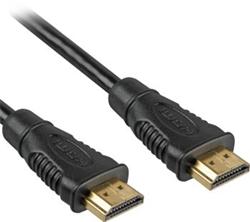 PremiumCord HDMI High Speed + Ethernet kabel/ zlacené konektory/ 3m/ černý