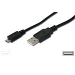 PremiumCord Kabel micro USB 2.0, A-B 1,5m  kabel navržený pro rychlé nabíjení