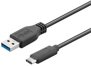 PremiumCord Kabel USB 3.2 konektor C/male - USB 3.0 A/male, černý, 3m