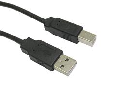 PremiumCord Kabel USB2.0 A-B 1,8m (A-M/B-M) černý