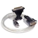 PremiumCord Konvertor USB 2.0 - serial RS232 kabel