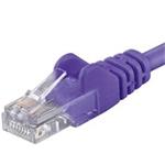 Premiumcord Patch kabel CAT6a S-FTP, RJ45-RJ45, AWG 26/7 0,25m fialov