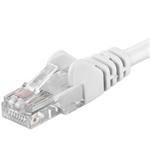 Premiumcord Patch kabel CAT6a S-FTP, RJ45-RJ45, AWG 26/7 0,5m bílá