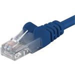 Premiumcord Patch kabel CAT6a S-FTP, RJ45-RJ45, AWG 26/7 0,5m modrá