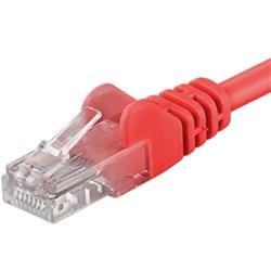 Premiumcord Patch kabel CAT6a S-FTP, RJ45-RJ45, AWG 26/7 1,5m červená