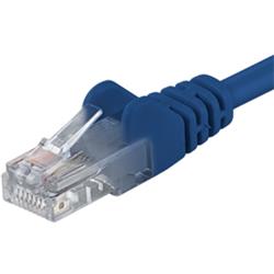 Premiumcord Patch kabel CAT6a S-FTP, RJ45-RJ45, AWG 26/7 2m modrá