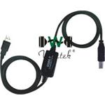 PremiumCord USB 2.0 repeater a propojovací kabel (A/M-B/M)/ 10m/ černý