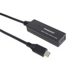 PremiumCord USB-C repeater a prodlužovací kabel Male-Female, 5Gbps 5m