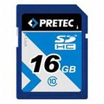 Pretec 16 GB SDHC 233x, class 10 (31MB/s, 11MB/s)