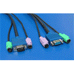 Prodlužovací kabel pro přepínač počítačů, 2x PSM / MD15HD - 2x PSF/ FD15HD, 1,8m
