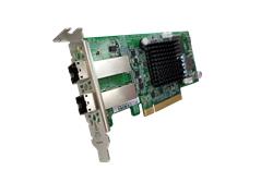 QNAP 2-port miniSAS HD host bus adapter, Broadcom Tomcat SAS3408, PCIe 3.0 x 8 for TL SAS JBOD