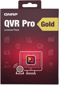 QNAP LIC-SW-QVRPRO-GOLD-EI - QNAP QVR Pro License - 8 dalších kamer a neomezené přehrávání