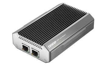QNAP QNA-UC10G2T - adaptér USB-C 4 (podpora Thunderbolt 3 a 4) na 2x 10GbE NBASE-T(pasivní chlazení)