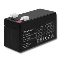 Qoltec baterie AGM | 12V | 1.3Ah | max.0.39A