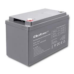 Qoltec baterie AGM | 12V | 100Ah | max.30A
