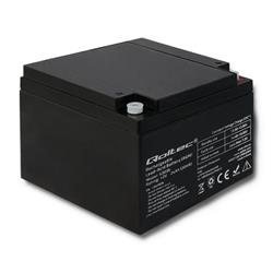 Qoltec baterie AGM | 12V | 24Ah | max.7.2A