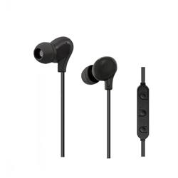 Qoltec Bluetooth bezdrátová sluchátka, 1,2m, černý