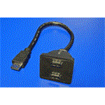 Redukce HDMI A(M) -> 2x HDMI A(F)