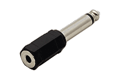 Redukce mono jack 6,35 M - mono jack 3,5 F