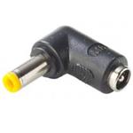 Redukce z 5,5x2,1mm na 5,5x2,5mm 90°