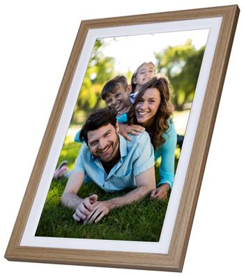 Rollei fotorámeček WiFi 212/ úhlopříčka 21.5"/ 32GB/ 4W/ Frameo APP/ Světlé dřevo