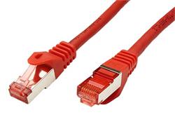 S/FTP patchkabel kat. 6, Component Level, LSOH, 20m, červený