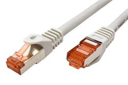 S/FTP patchkabel kat. 6, Component Level, LSOH, 7,5m, šedý