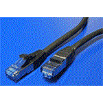 S/FTP patchkabel kat. 6a, LSOH, 1,5m, černý