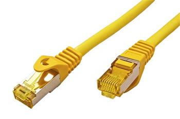 S/FTP patchkabel kat. 7, s konektory RJ45, LSOH, 2m, žlutý