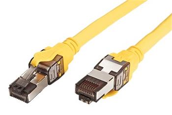 S/FTP patchkabel kat. 8.1, LSOH, 3m, žlutý