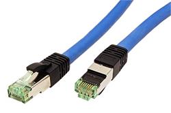 S/FTP patchkabel kat. 8.1, LSOH, 5m, modrý