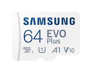 Samsung EVO Plus/micro SDXC/64GB/UHS-I U1 / Class 10/+ Adaptér