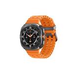 Samsung Galaxy Watch Ultra/47mm/Titanium Gray/Sport Band/Orange