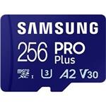 Samsung/micro SDXC/256GB/Class 10/+ Adaptér/Modrá