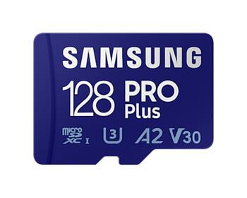 Samsung PRO Plus/micro SDXC/128GB/160MBps/UHS-I U3 / Class 10/+ Adaptér