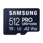 Samsung PRO Ultimate/micro SDXC/512GB/UHS-I U3 / Class 10/+ Adaptér/Modrá
